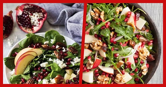 Tavuklu Narlı Yılbaşı Salatası Nasıl Yapılır? İşte Tavuklu Narlı Yılbaşı Salatası Tarifi...