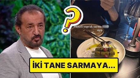 MasterChef Jürisi Mehmet Şef'in Restoranındaki "Yaprak Sarma" Fiyatı Şoke Etti